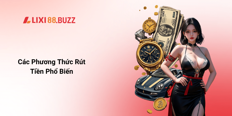 Các Phương Thức Rút Tiền Phổ Biến